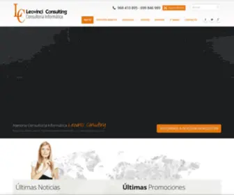 Leovinciconsulting.com(Asesoría Consultoría Informática Leovinci Consulting. Águilas) Screenshot