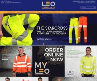 Leoworkwear.com(Leo Workwear) Screenshot