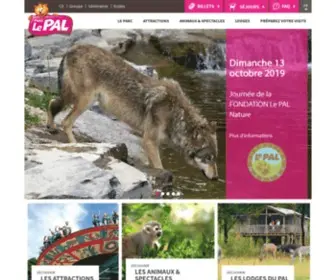 Lepal.com(Parc d'attraction et Parc animalier Le Pal) Screenshot