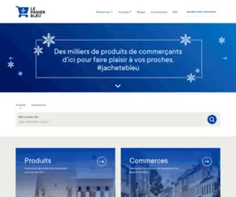 Lepanierbleu.ca(Le Panier Bleu) Screenshot