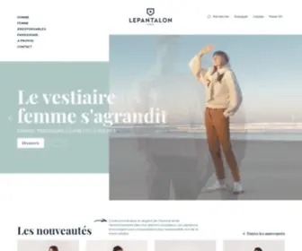 Lepantalon.fr(Pantalons Homme et Femme) Screenshot