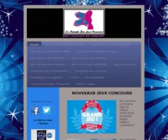 Leparadisdesjeuxconcours.fr(Jeux concours sur Internet) Screenshot