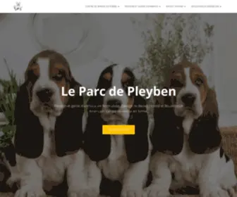 LeparCDepleyben.fr(Le Parc de Pleyben) Screenshot