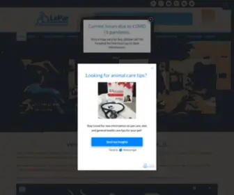 Leparvet.net(Veterinarian in Evergreen Park) Screenshot
