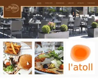 Lepatio-Atoll.com(Restaurant Le Patio) Screenshot