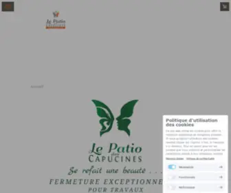 Lepatiodescapucines.fr(Salon de Beauté) Screenshot