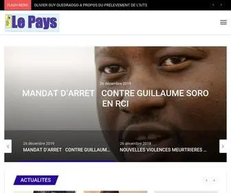 Lepays.bf(Editions Le Pays) Screenshot
