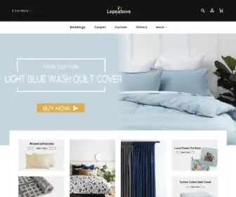 Lepeabove.com(Online Shopping for Curtain) Screenshot