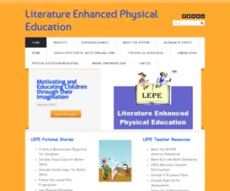 Lepeinc.com(Literature Enhanced Physical Education) Screenshot