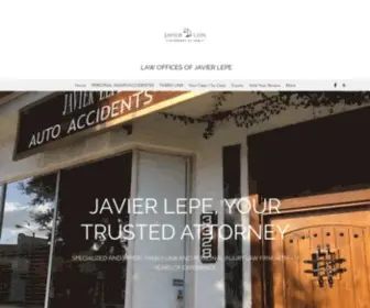 Lepelawgroup.com(Family Law and Personal Injury Attorney) Screenshot