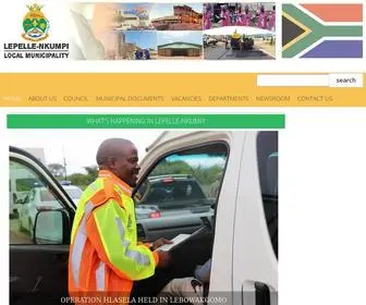 Lepelle-Nkumpi.gov.za(Lepelle-Nkumpi Local Municipality) Screenshot