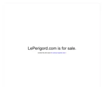 Leperigord.com(Le Perigord) Screenshot