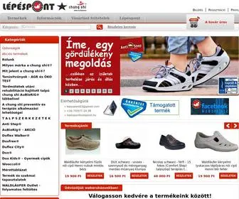Lepespontbudapest.hu(Gördülő talpú cipő) Screenshot