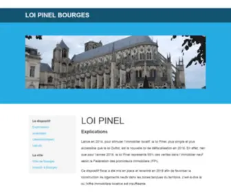 Lepetitbourges.fr(Loi pinel Bourges) Screenshot