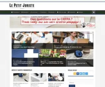 Lepetitjuriste.fr(Site) Screenshot