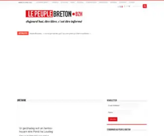 Lepeuplebreton.bzh(Le Peuple Breton) Screenshot