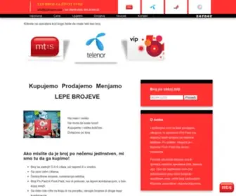 Lepibrojevi.com(Lepi Brojevi) Screenshot