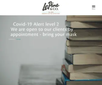 Lepine.co.nz(Le Pine & Co) Screenshot