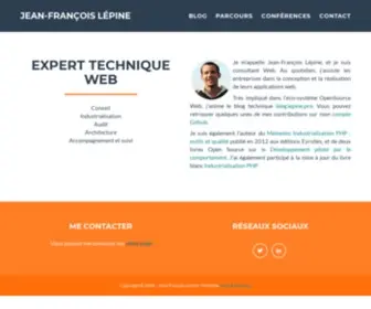 Lepine.pro(Jean-François Lépine, consultant technique) Screenshot