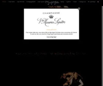 Lepitre.com(Champagne Veuve Maurice Lepitre) Screenshot