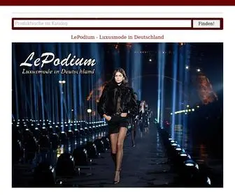 Lepodium.de(Luxusmode in Deutschland) Screenshot