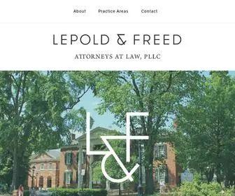 Lepoldfreed.com(Lepold & Freed Charlottesville Virginia Criminal Law Attorneys) Screenshot