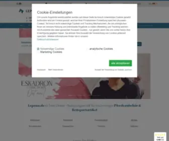 Lepona.de(Reitsport Online Shop für Reitzubehör) Screenshot