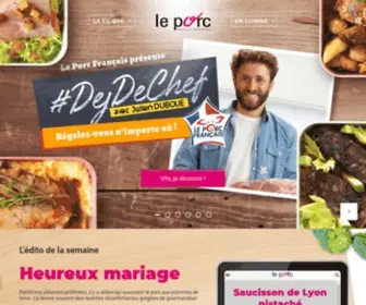 Leporc.com(Le Porc Français) Screenshot