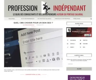 Leportagesalarial.com(Le journal du Portage Salarial : blog actualités et informations) Screenshot