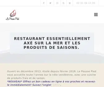 Lepoussepied.fr(Le Pousse Pied) Screenshot