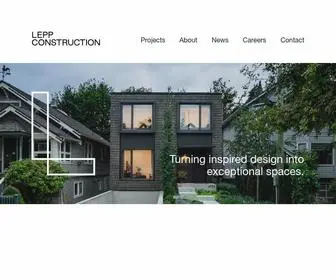 Leppconstruction.com(Lepp Construction) Screenshot