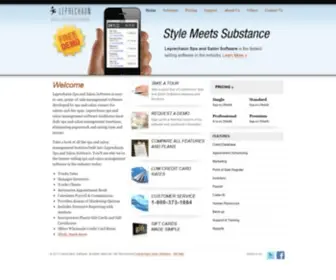 Leprechaun-Software.com(Salon Software) Screenshot