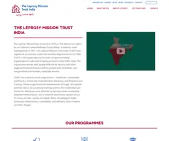 Leprosymission.in(The Leprosy Mission Trust India) Screenshot