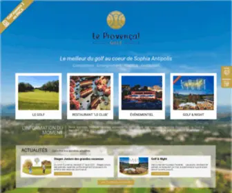 Leprovencalgolf.com(Le Provençal Golf) Screenshot