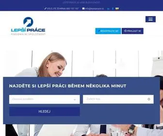 Lepsiprace.cz(Lep) Screenshot