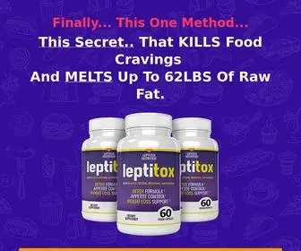 Leptitoxfatloss.com(My Awesome Landing Page) Screenshot