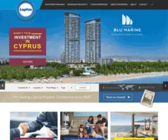 Leptos.com.cy(Cyprus Properties) Screenshot