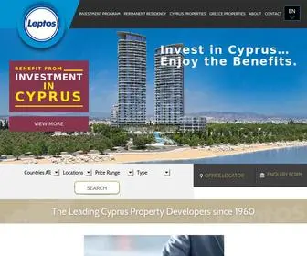 Leptosestates.com(Leptos Estates) Screenshot