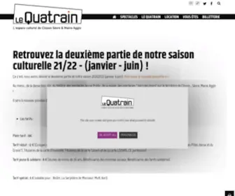 Lequatrain.fr(Le Quatrain) Screenshot