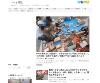 Lequio-Oki.net(レキオ日記) Screenshot
