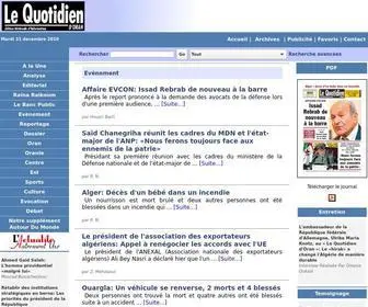Lequotidien-Oran.com(Le Quotidien d'oran) Screenshot