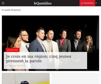 Lequotidien.com(Le Quotidien) Screenshot