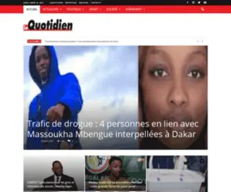 Lequotidien.sn(Journal d'information Générale) Screenshot