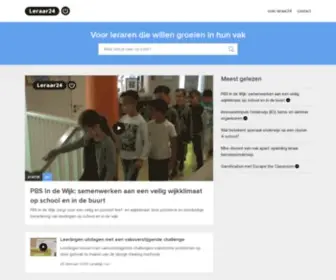 Leraar24.nl(Voor de leergierige leraar) Screenshot