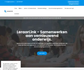 Leraarlink.nl(/home) Screenshot