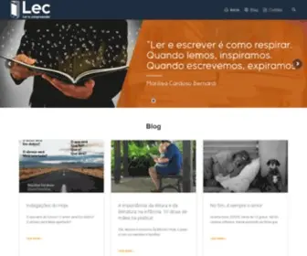 Lerecompreendertextos.com.br(Lec Erro › WordPress) Screenshot