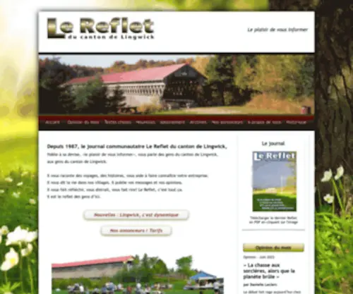 Lereflet.org(Le Reflet de Lingwick) Screenshot