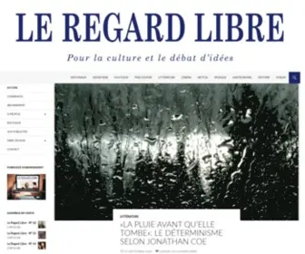 Leregardlibre.com(Le Regard Libre) Screenshot