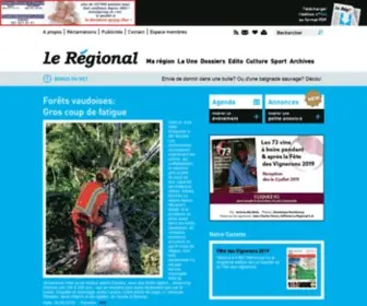 Leregional.ch(Le Régional.ch) Screenshot