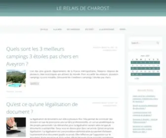 Lerelaisdecharost.fr(Le Relais de Charost) Screenshot